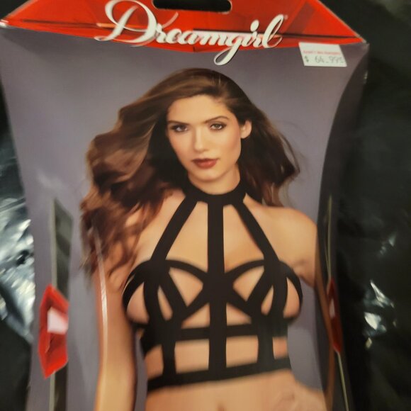 Dreamgirl black lingerie black bra panty set - Picture 3 of 6